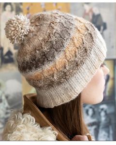 Twist Stitch Hat by  Cheryl Toy - FREE With Purchases of 1 or More Hanks of Miyabi (PDF)