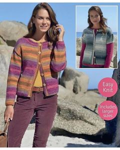Hayfield Spirit DK Cardigans - Pattern #8042 - Free with orders of $15 or More/Please Add To cart/One Free Gift Per Person/Purchase Please - PDF File