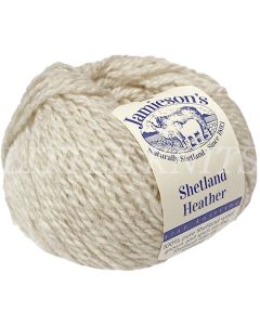 Jamieson's Shetland Heather Aran Color 343 Ivory
Jamieson's Shetland Heather Aran on Sale with Free Shipping Offer at Little Knits