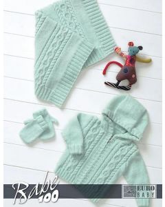 Hooded Jacket, Blanket & Mittens - Free with Purchases of 2 Skein of Babe 100 (PDF File)