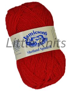 Jamieson's Shetland Spindrift - Scarlet (Color #500)