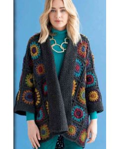 Jeanette Jacket (Crochet) - A Mirasol Huni Pattern (PDF File)