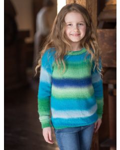 Free Kids Knitting Pullover sweater pattern at Little Knits