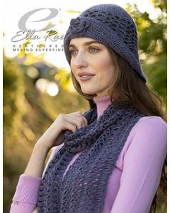 Karla Hat and Scarf Crochet Pattern (PDF File)