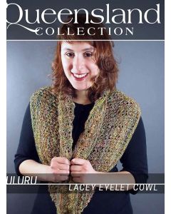 Lacey Eyelet Cowl - Free with Queensland Uluru purchases of 1 or more skeins (PDF File)