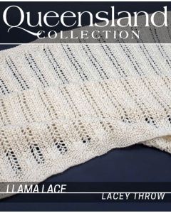 Lacey Throw - Free with Purchase of 4 or More Skeins of Queensland Llama Lace (PDF File)