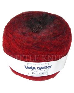 Lana Gatto Empire - Wine (Color #8846) - BIG 100g Skein with 437 yards