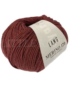 Lang Merino 120 - Burgundy (Color #363)