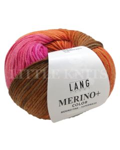 Lang Merino+ Color - Raspberry Orange Sherbet (Color #59) - BIG 100 Gram Skeins