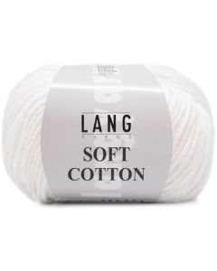 Lang Soft Cotton - Color #01 - FULL BAG SALE (5 Skeins)