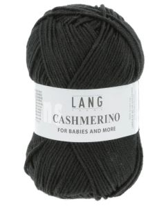 Lang Cashmerino - Black (Color #04) on sale at little knits