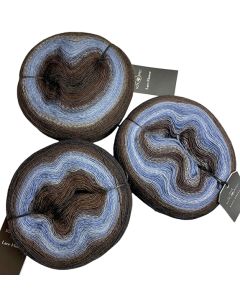 Schoppel Lace Flower - Magnetite Geode (Color #2398) - Dye Lot A3 - Price is for ONE Skein