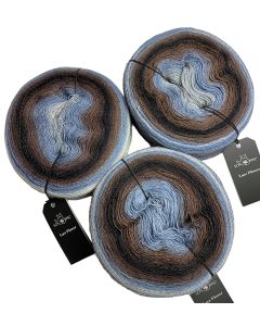 Schoppel Lace Flower - Magnetite Geode (Color #2398) - Dye Lot 2B - Price is for ONE Skein