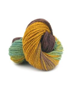 Trendsetter Yarns Lino Print Hand-Dyed Basil Tree Color 3