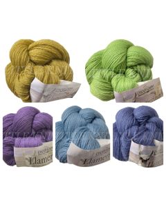 Cascade Llamerino MYSTERY BAG (FIVE SKEINS Splt 2/2/1 Hanks of Colors) - Each bag will be different than the pic