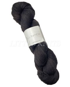 LL Sock - Black (Hints of brown and plum)