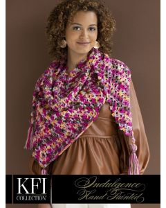 !Indulgence Hand-Painted Pattern - Maeve Crochet Wrap (PDF)