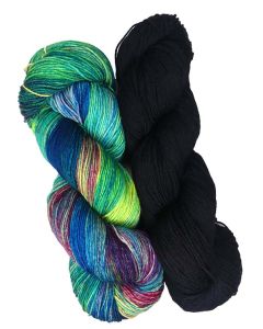 Malabrigo Ultimate Sock One of a Kind Mixed Bag - Jungle Nights (2 Skeins)