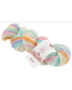 Lana Grossa Meilenweit Merino Rainbow Hand-Dyed Limited Edition - Ambani (Color #7002) - 100 GRAMS