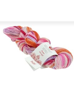 Lana Grossa Meilenweit Merino Rainbow Hand-Dyed Limited Edition - Mittal (Color #7006) - 100 GRAMS