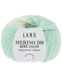 Lang Merino 200 Bebe Color- Saltwater Taffy (Color #458) on sale at 55-60% off at Little Knits