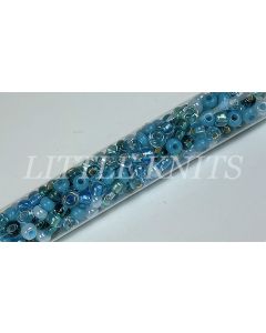 6/0 Czech Seed Beads  - Miami Surf Mix (Color #19216) 24 Gram Tube