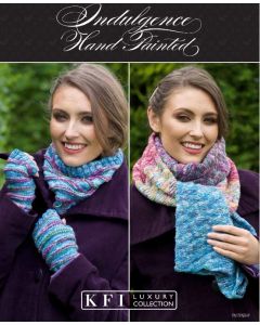 !Indulgence Hand-Painted Pattern - Cowl, Mitts & Scarf (PDF)