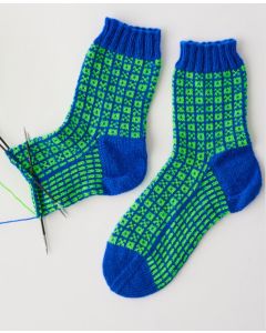 Noale Socks (5112) PDF - FREE SOCK PATTERN WITH PURCHASE OF SOCK YARN (Please add to your cart if you would like a copy)