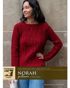 Nora Pullover - A Juniper Moon Bluefaced Leicester Pattern (PDF File)