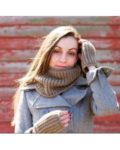 Old Salty Cowl & Hand Warmers - Free Download with Stratus Purchase of Two or More Skeins
