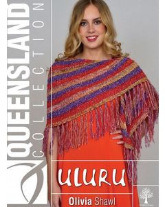Olivia Shawl - Free with Queensland Uluru purchases of 3 or more skeins (PDF File)