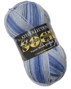 KFI Indulgence Organic Sock Kokomo Blues Color 101
KFI Indulgence Organic Sock Yarn on Sale at Little Knits