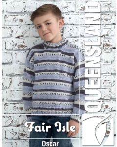 An EYB Fair Isle Pattern - Oscar Sweater + Slipover (PDF File)