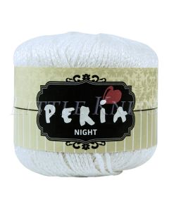 Peria Night - White (Color #004) Five Skein Bag - FREE w/ Purchase of $50 - ONE FREE GIFT PER PERSON Please