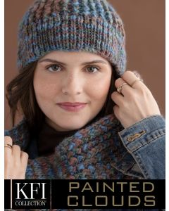 Painted Clouds Pattern - Pilar Hat & Cowl - FREE LINK IN DESCRIPTION, NO NEED TO ADD TO CART