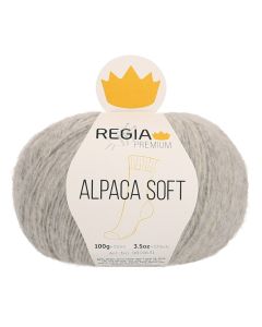 Regia Premium Alpaca Soft Light Grey Color 90