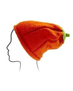 Euro Baby Fruits & Veggies Hat Kits - Pumpkin (Color #07) - with Knitting Pattern