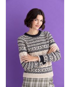 A Queensland Shetland Lite Pattern - Claudette Pullover - Free with purchases of 8 skeins of Shetland Lite (Print Pattern)