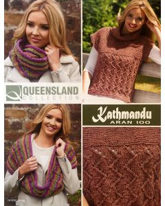Birgit Jumper & Lisa Double Cowl Patterns - Free with purchase of 2 or more skeins of Queensland Kathmandu