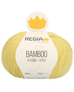Regia Premium Bamboo - Citron (Color #20) - FULL BAG SALE (5 Skeins)