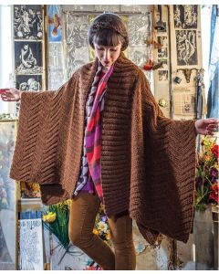 A Berroco Ultra Alpaca Chunky Pattern - Robes-Poems (PDF File) knitting pattern sale at Little Knits