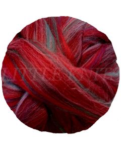 Brown Sheep Multicolor Superwash Wool Roving - Crimson with Greys & Pinks (One Pound Bag)