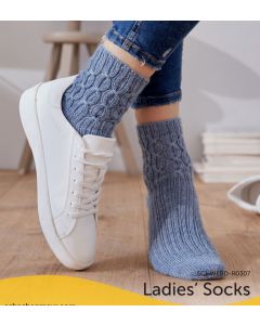 Santee Socks (R0307) PDF - FREE SOCK PATTERN WITH PURCHASE OF SOCK YARN (Please add to your cart if you would like a copy)
