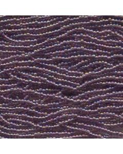 6/0 Czech Seed Beads - Light Amethyst Aurora Borealis (Color #21010) - 6 String Hanks, 70 Grams/900 Beads
