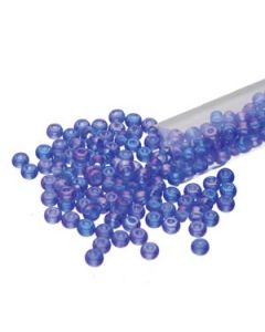6/0 Czech Seed Beads  - Sapphire Aurora Borealis (Color #31050) 20 Gram Tube