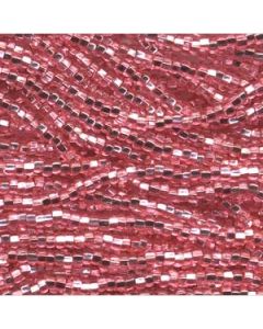 6/0 Czech Seed Beads - Light Pink Silver Lined (Color #78191) - 6 String Hanks, 65-75 Grams/830-960 Beads