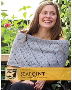 Seapoint Lace Capelet - Print Copy - Free With Purchases of 2 Skeins of Cumulus (One free Pattern Per Person Please)