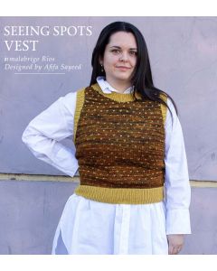 Malabrigo Rios Pattern - Seeing Spots Vest - FREE LINK IN DESCRIPTION, NO NEED TO ADD TO CART