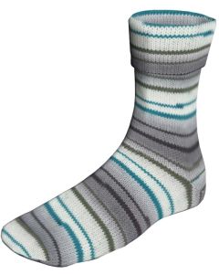 Lang Super Soxx Silk Swiss Mountains - Titlis Mountain Skiing (Color #412) on sale at 66% off at Little Knits