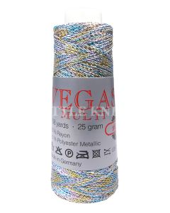 Skacel Vegas Color - White Multi Metallic (Color #111) - FULL BAG SALE (5 Skeins)